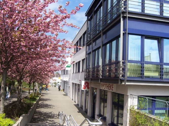 Blick vom Fußgängerbereich