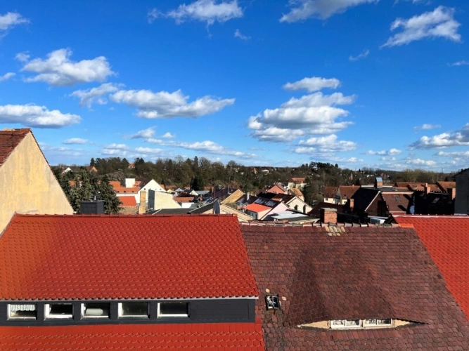 Blick aus MFH nach Osten