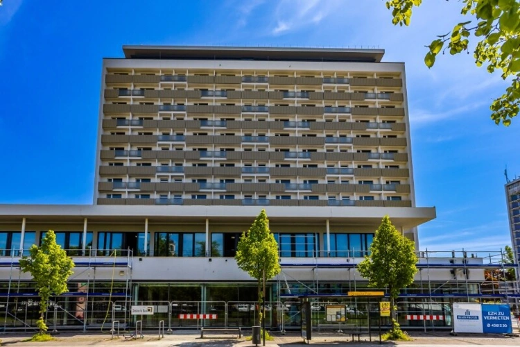 Objektansicht in Bauphase