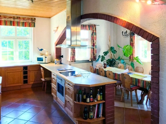 Kochen und Speisen in der Villa