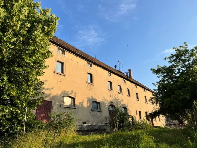 Gartenansicht Wohnstallhaus