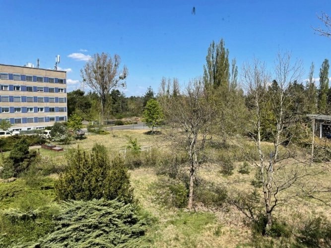 Blick vom Bürogebäude nach Nordosten