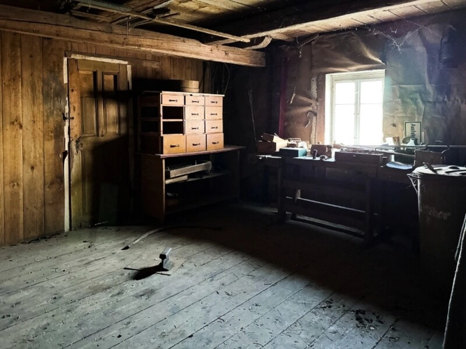In der Scheune