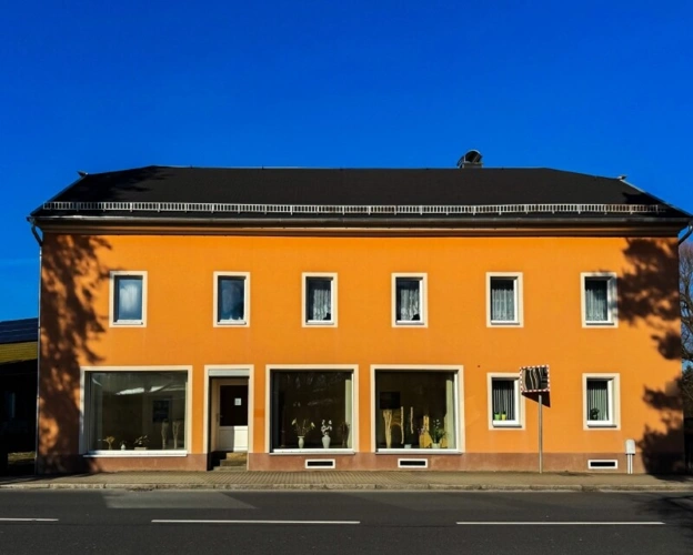 Ansicht von der Straße