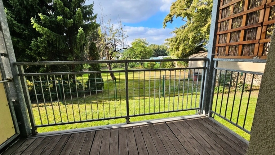 schöner Blick vom Balkon