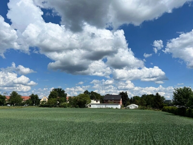 Ansicht von West