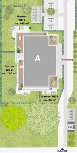 Lageplan Haus A