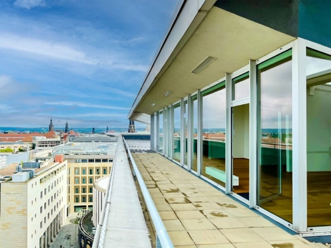 Dachterrasse - Blick nach Norden