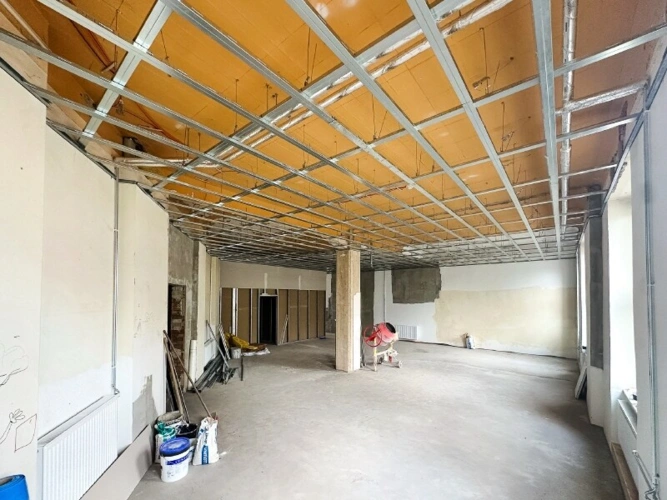 Innenansicht im Ausbau