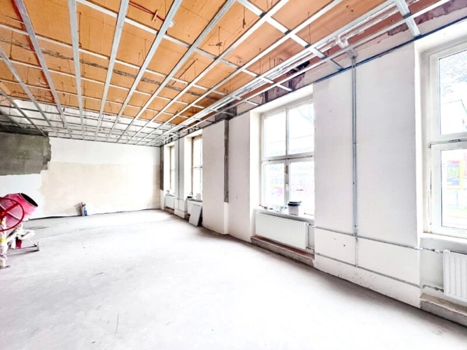 Innenansicht im Ausbau