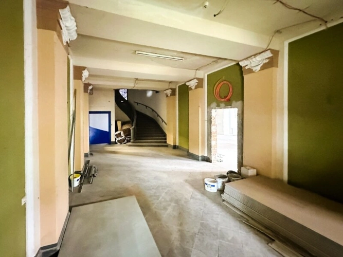 Innenansicht im Ausbau