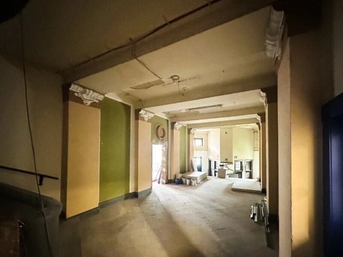Innenansicht im Ausbau