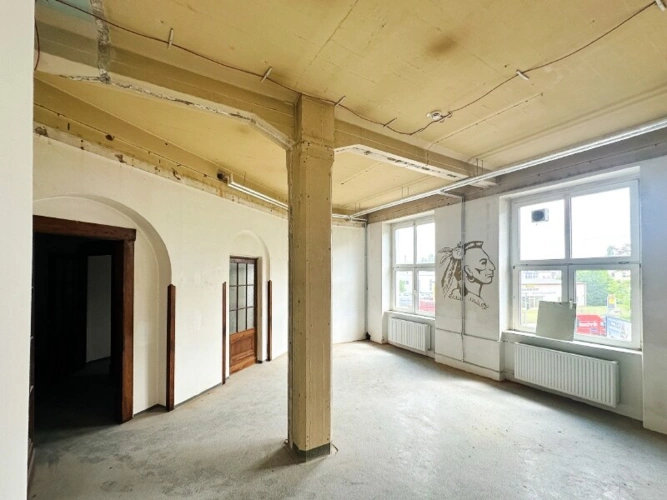 Innenansicht vor Ausbau