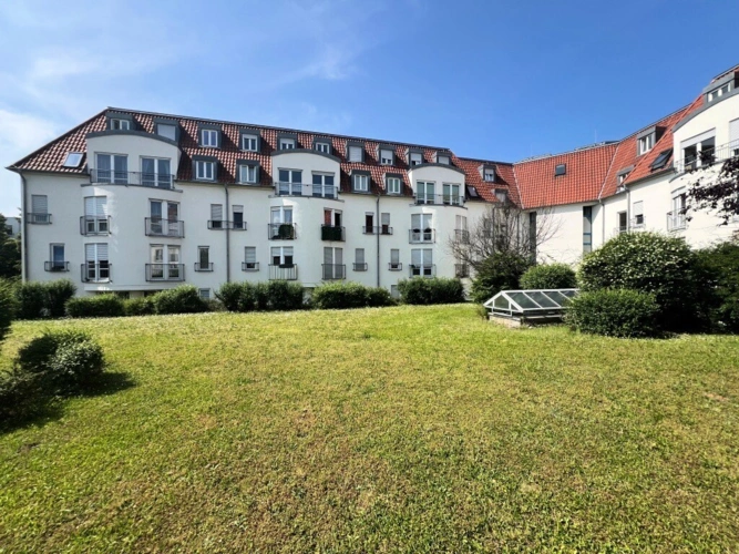 ruhiger Innenhof