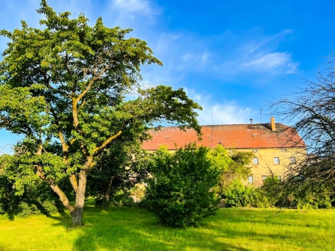 Wohnstallhaus Gartenseite (1)
