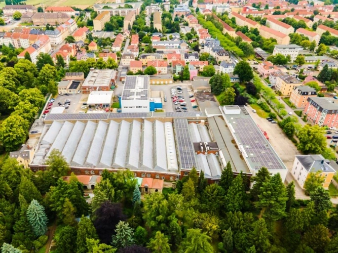 Ansicht von West