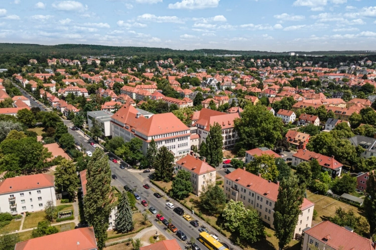 Luftbild Stadtteil Trachau