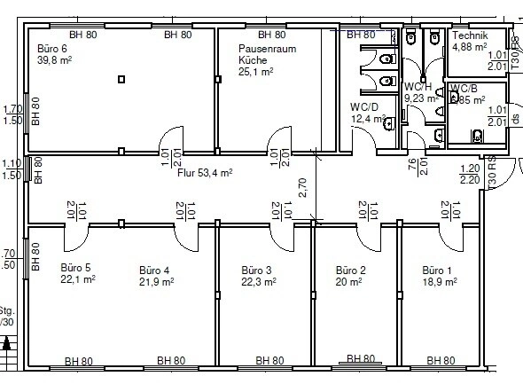 Mohorner Straße 13_GR_Bürogebäude 1_EG_244 m²