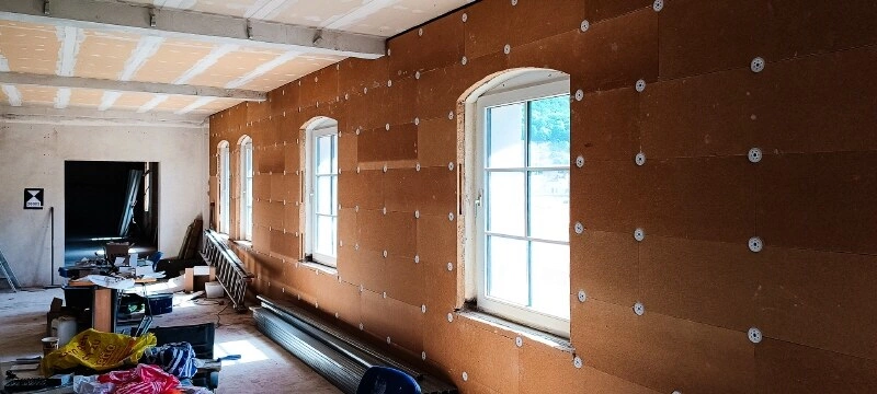Innenansicht in Sanierung