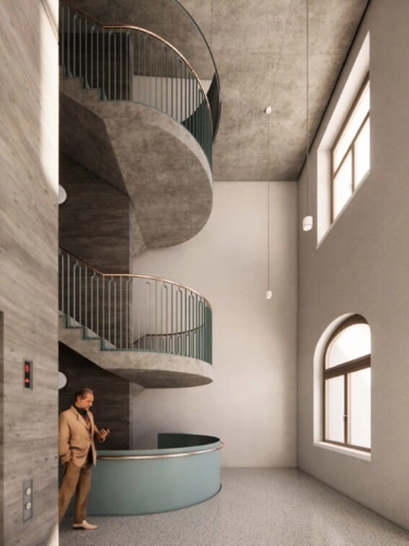 Visualisierung Treppenhaus