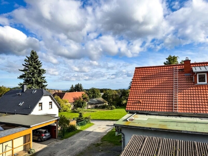 Blick zur Zufahrt