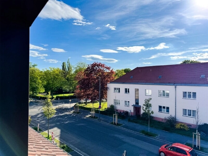 Blick nach Südwesten aus dem DG