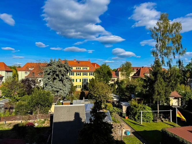 Blick nach Osten aus dem DG