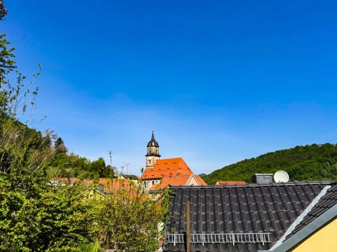 Blick aus DG zur Stadt