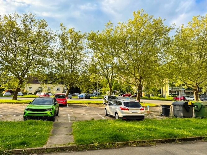 Blick aus der Haustür