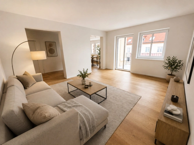 Wohnzimmer - Visualisierung