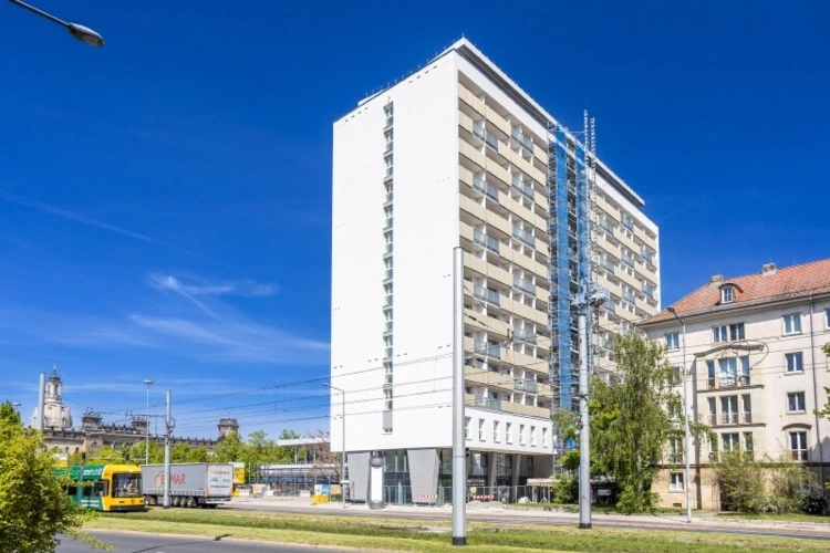 Objektansicht in Bauphase