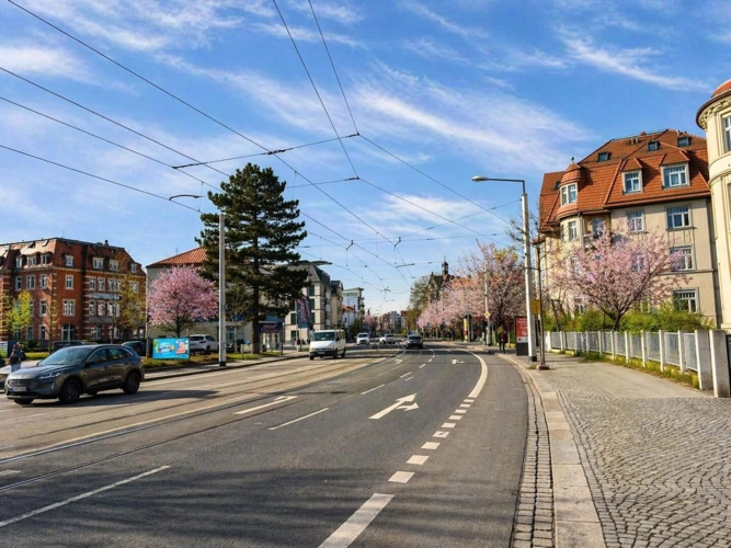 Blick in die Straße